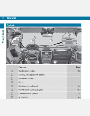 mercedes benz g-class 2012 2013 2014 & 2015 owners manual
